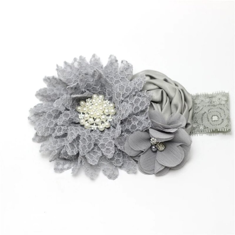 NEW - Flower Headband Baby Girl Vintage - Baby Girls Accesories